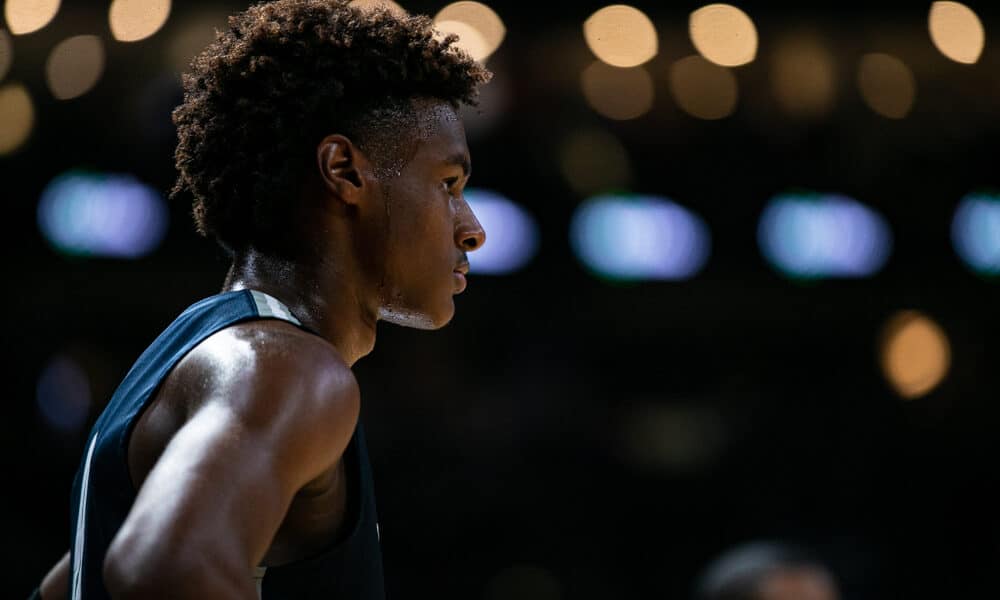 bronny james blazers